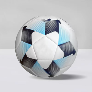 Ballons de football en PU avec logo imprimé, impression de logo personnalisée, sport pakistanais, nouveau ballon de football en cuir PU personnalisé - Product Image 4