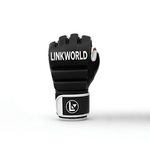 Gants MMA professionnels en cuir pour tous les âges 14 oz Logo personnalisé Muay Thai MMA Kickboxing Training y compris les gants - Product Image 2