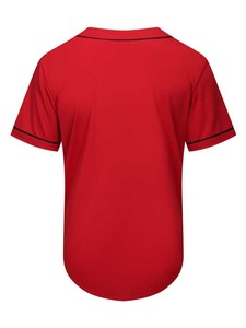 Camiseta de béisbol con logotipo personalizado de servicio OEM, superventas, uniforme de entrenamiento al por mayor, transpirable e impreso para hombre, venta - Product Image 6