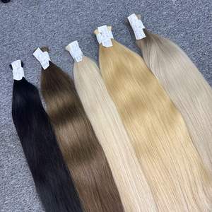 Top vente 2024 longue perruque de cheveux humains droite naturelle fermeture de dentelle de cheveux bruts vierges non traités un donneur - Product Image 3