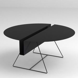 Mesa de centro de metal única Mesa de centro/café de aluminio de moda moderna Mesa de centro de jardín y estudio - Product Image 4