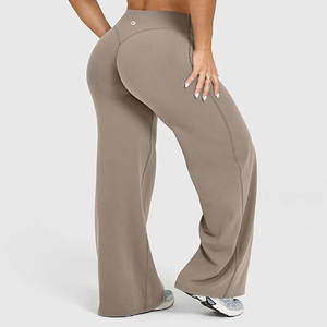 Leggings de Yoga de Cintura Alta sin Costuras para Mujer, Color Sólido, Control de Abdomen, Transpirables, Ecológicos, Tallas Grandes, Elásticos - Product Image 6