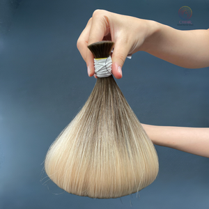 วิกผมต่อผมเป็นมัดผมมนุษย์แบบไม่บุบสลายหนังกำพร้าผมดิบจำนวนมากจากผู้จำหน่ายในเวียดนาม - Product Image 6