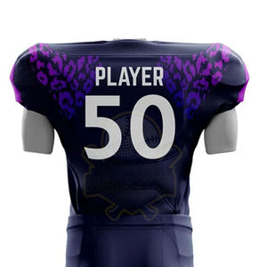 Uniforme de fútbol americano hecho a medida de alta calidad 100% poliéster uniforme de fútbol Americano para la venta uniforme de fútbol americano - Product Image 5