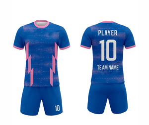 Vedo Custom Logo Ladies <b>Soccer</b> Uniform Kits <b>Dropshipping</b> Polyester Blank Football <b>Jersey</b> for Adults and Kids Set Style - Product Image 4