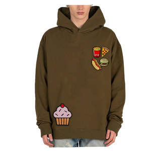 Sudaderas con capucha estampadas gráficas para hombre, venta al por mayor, con bolsillo, impresión digital y de descarga, técnica teñida lisa - Product Image 3