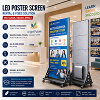 Écran d'affichage LED TOPvision P2.0 en aluminium moulé sous pression, léger, couleur intégrale, garantie 2 ans, CMS multilingue pour