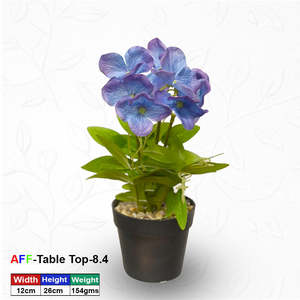 Maceta Decorativa de Mesa con Flores de Primavera Artificiales - Product Image 1