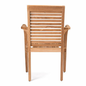 Stacking <b>Teak</b> Dining <b>Chair</b> - Product Image 4