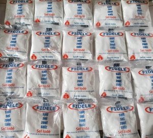 Sel de table iodé raffiné Fidele, 100% sel de mer naturel en poudre, qualité alimentaire, en vrac et en sachet de 250g - Product Image 1