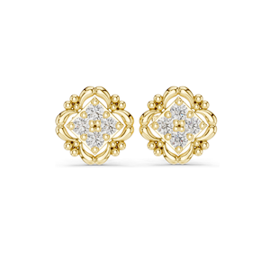 0.52 CT Lab Diamond Earrings for Women VVS-VS EF Clarity 18KT, 14KT, 10KT Gold & 925 Silver Rose, Yellow, <b>White</b> Gold & - Product Image 1