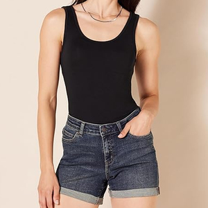 Débardeur pour femmes ODM, tissu respirant de haute qualité, doux, écologique, logo frontal, coupe tendance, adapté aux tenues quotidiennes - Product Image 1