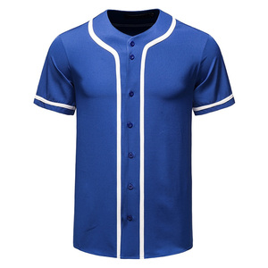 Uniforme de baseball de couleur personnalisée veste de pantalon en jersey de softball pour femmes chemise à boutons complets pour hommes uniforme de balle de base de l'équipe - Product Image 1