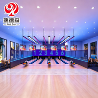 Équipement professionnel de bowling pour adultes, système complet de piste de bowling à 10 quilles conforme aux réglementations USBC avec machine de notation
