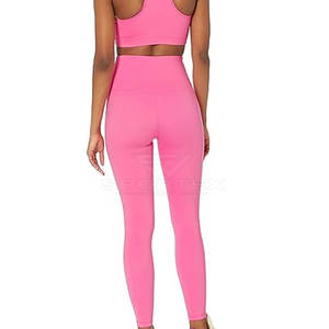 Meilleure vente 2025 Leggings de gymnastique pour femmes de qualité supérieure vêtements de fitness légers et respirants avec taille moyenne - Product Image 2