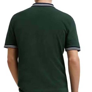 2025 calidad superior estilo Casual algodón de talla grande camisa transpirable de secado rápido hombres Slim Fit manga corta Polo camisetas media cremallera - Product Image 5