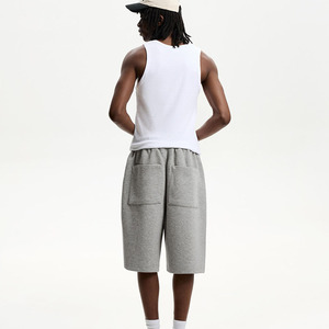 Short de sport personnalisé de marque de luxe en coton avec cordon de serrage pour hommes - Product Image 4