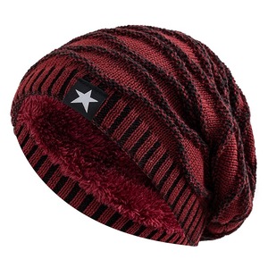 Personalizado de alta calidad de lana merino cálido invierno Toboggan esquí Toques Knit Beanie sombreros con logotipo personalizado - Product Image 6