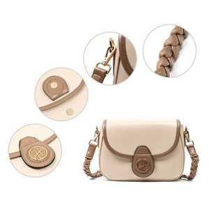 Elegante Bolso Ayana de Cuero Sintético Premium para Mujer, con Correa Larga Trenzada, Cierre de Cremallera, para Uso Diario, Bandolera - Product Image 2