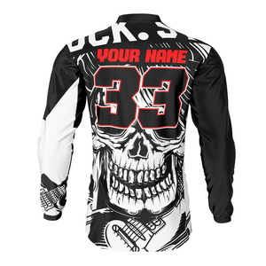 Ropa deportiva de secado rápido de alta calidad, logotipo personalizado, nuevo diseño, pantalones elásticos de moda para carreras de motos, camisetas de Motocross - Product Image 2