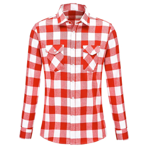 Best Selling Men's Button Up Plaid <b>Flannel</b> Shirt Plus Size Breathable Dyed Printed <b>Flannel</b> Shirts For Autumn And Winter - Product Image 1