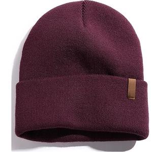 Bonnet d'hiver en jacquard de style nouveau, unisexe, personnalisé, chaud, tendance, bonnets d'extérieur pour temps froid, bonnets côtelés noirs - Product Image 5