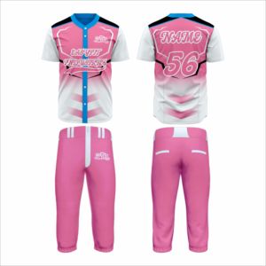Conjuntos de Uniformes de Béisbol Personalizables, Elegantes y Sólidos, Ropa Deportiva de Equipo, Secado Rápido, 100% Poliéster, Impresión Digital, Unisex - Product Image 5