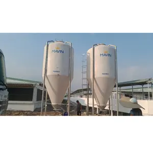 Silo di alimentazione automatica del maiale composito Made in Vietnam produttore all'ingrosso attrezzature per l'allevamento di suini silo