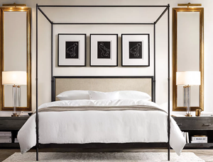 เฟอร์นิเจอร์บ้านหรูหรา สไตล์สง่างาม ขนาดสั่งทำได้ เตียงนอนสบาย - Product Image 4