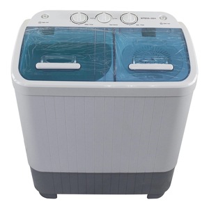 Lavadora semiautomática portátil de doble tina de 10 kg con secadora para uso doméstico y hotelero - Product Image 1
