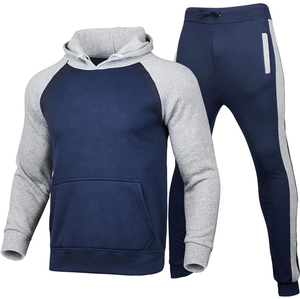 Ensembles de sweat à capuche et de pantalon survêtements en polaire pour hommes, chemises de survêtement à fermeture éclair, pantalons de survêtement à capuche, costumes de rue - Product Image 3