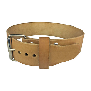 Cinturón de Levantamiento de Pesas Elite, Construcción en Cuero con Forro de Gamuza, Hebilla de Seguridad, Protección Lumbar, Opciones de Venta al Por Mayor y OEM - Product Image 1