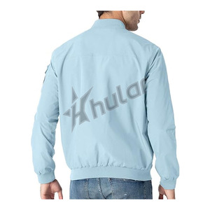 Custom Vintage Zipper Bomber <b>Jacket</b> Men's Nylon Flight <b>Jacket</b> Customized Logo Embroidery Man MA1 <b>Pilot</b> Coat - Product Image 6
