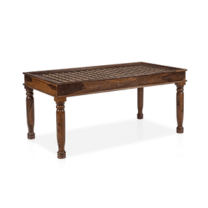 Mesa de comedor de pino macizo minimalista de lujo moderno con detalles de latón convertibles para el hogar Cocina sala de estar - Product Image 2