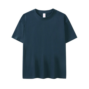 Camisetas de algodón personalizadas OEM para hombre, camiseta de manga corta de algodón puro de punto, camiseta informal de moda de verano suave y transpirable - Product Image 6