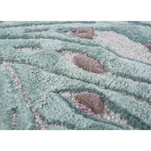 Tapis Hacienda Ivory classique en jacquard floral, tufté à la main, en laine et viscose, 10 mm, rectangulaire, pour la maison, le couloir, le salon - Product Image 3