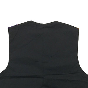 Abrigo de cintura bordado a mano para hombres, medio chaleco tradicional, hecho a mano, azul - Product Image 6