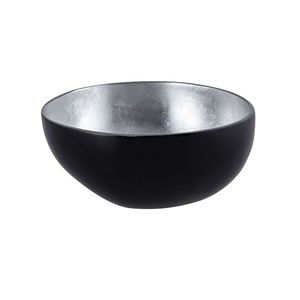 Vaisselle en métal Bols à fruits pour la restauration de mariage Design artisanal Vaisselle pour les services de table Revêtement extérieur noir - Product Image 6