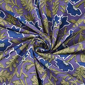 Jaipuri Print Blue Cotton 240 TC Double Bedsheet with 2 Pillow Covers 3-Pc Set for <b>King</b> <b>Size</b> Beds 100% Cotton Home Use - Product Image 4