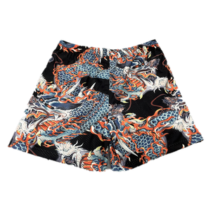 เสื้อยืดผ้าโพลีเอสเตอร์100% สำหรับผู้ชายกางเกงขาสั้นผ้าตาข่ายแนวสตรีทสวมใส่แนวสตรีทแบบกำหนดเองได้สองชั้นดีไซน์เนอร์ซับใน - Product Image 6