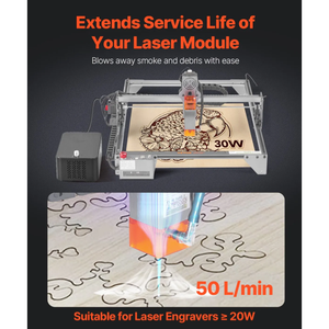 สำหรับชุดปั๊มลม VEVOR กำลังสูง 50 ลิตร/นาที รุ่นอัปเกรดใหม่สำหรับ 20W+ - Product Image 2