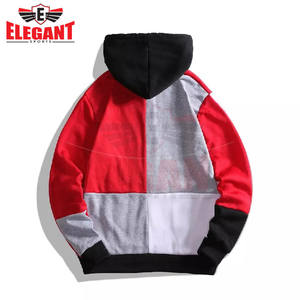 เสื้อฮู้ดบล็อกสี เสื้อผ้าฤดูหนาว ผ้าฝ้าย 100% เสื้อฮู้ดผู้หญิง เสื้อสเวตเชิ้ต เสื้อฮู้ดผู้หญิงขายดีที่สุดจาก Elegant Sports - Product Image 3