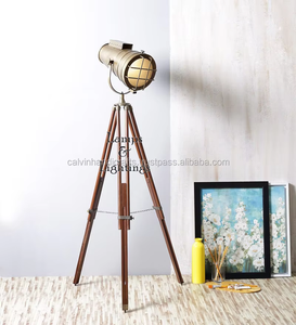 Hải lý công nghiệp nhôm dân tộc rễ sàn Đèn Chân Máy trang trí Trống điện bóng râm E26 cơ sở huỳnh quang nguồn ánh sáng - Product Image 5