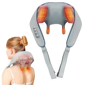 Wholesale Price Shoulder Massage Pillow Kneading Shiatsu Massager With Heat For Neck and Back