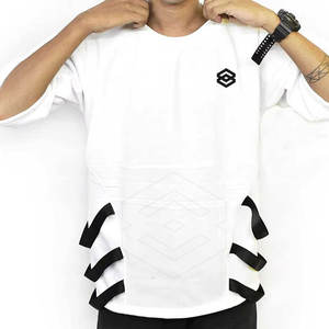 Camiseta Extra Grande Ligera de Alta Calidad, Transpirable, de Poliéster/Algodón, Diseño Personalizable con Logotipo, Secado Rápido, Nueva Moda para Exteriores - Product Image 2