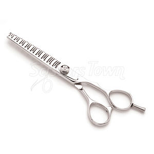 Tijeras de adelgazamiento de grado de salón con dientes de precisión de logotipo personalizado para texturizar y estratificar el cabello suave - Product Image 2