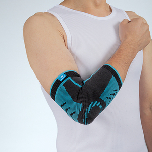 Breathable Light Weight Elbow & Knee Pads Sleeve with 3D Knitting Design CE ISO Certified Comfortable Support - Product Image 2