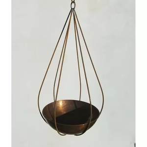 Attractive Metal <b>Hanging</b> <b>Planter</b> With Hanger <b>Hanging</b> Plants Pot Gold Finished for Home & Outdoor Decoration Usage - Product Image 4