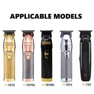 Lame de tondeuse professionnelle à dents profondes en acier inoxydable, alimentée par USB/électrique, réglable pour la coupe de cheveux domestique (norme US) - Product Image 4