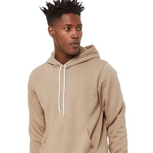 Sweat à capuche pour homme OEM, couleur nude, personnalisable, 2025, lavable, haute qualité, 320g, 100% coton molletonné, écologique, séchage rapide - Product Image 2